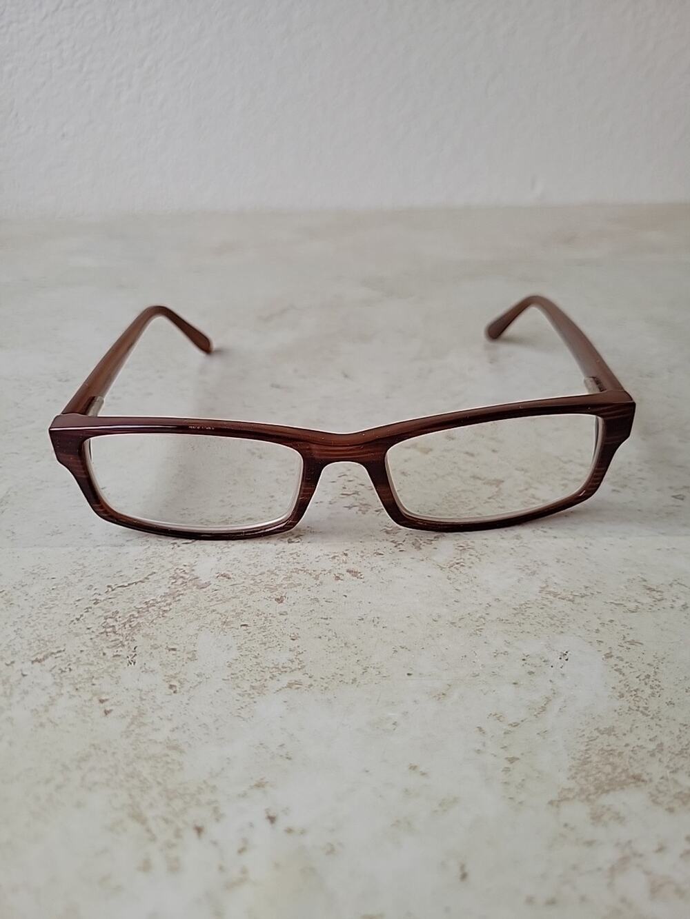 GENIUS G514 Crystal Brown Eyeglasses Frames 53-19-140 FRAMES ONLY